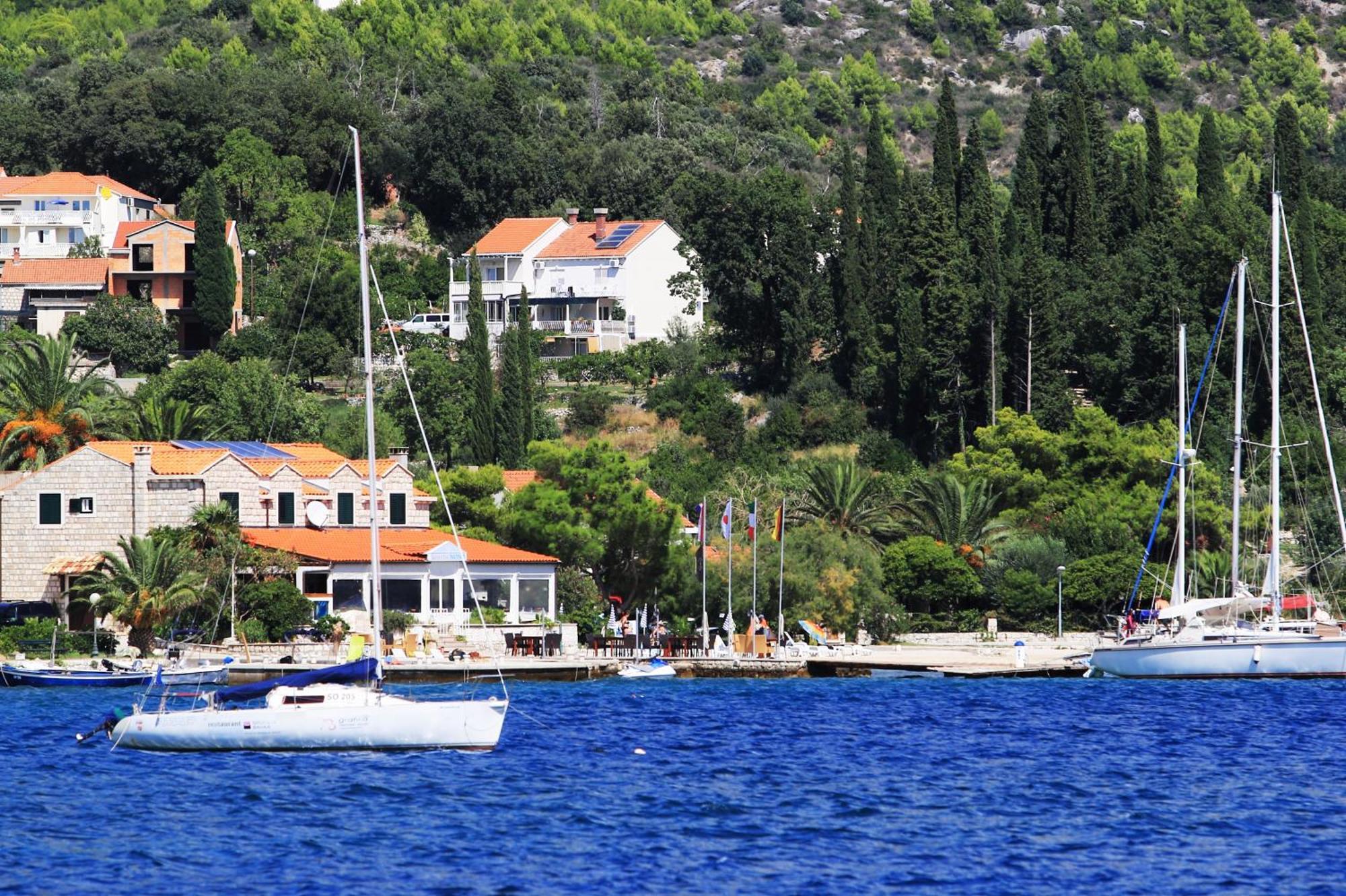 Vila Mozara Slano Bagian luar foto